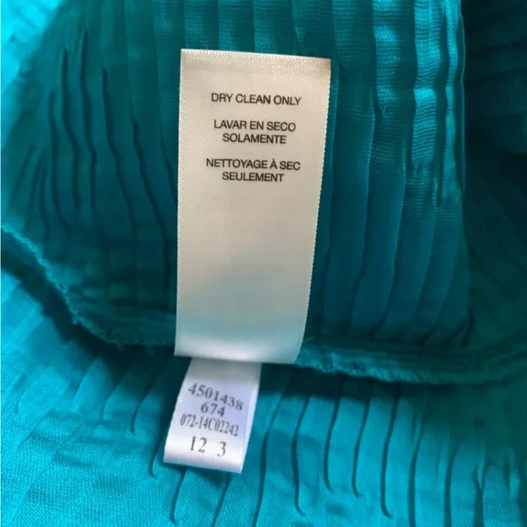 Chico’s turquoise lightweight jacket size 0 in Chico’s (small) - Picture 8 of 9